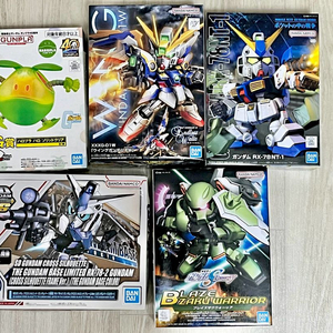 각종 건프라 (이치방쿠지, 더블오, 오사카, sd)