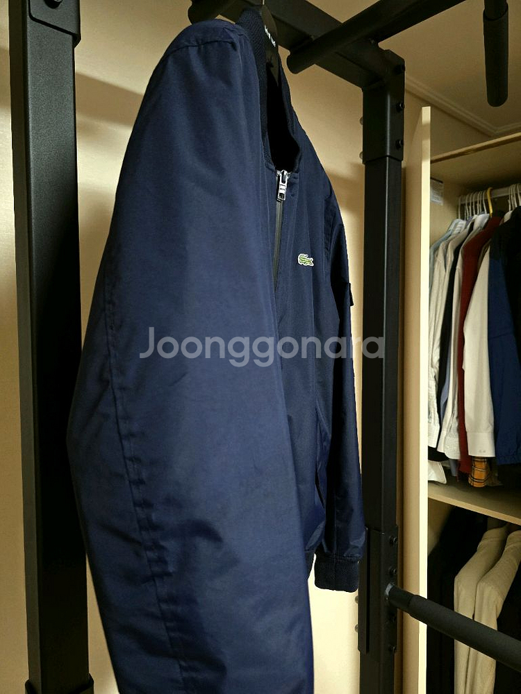 [95]라코스테 항공점퍼 블루종 방한 패딩--9