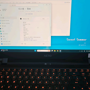 게이밍 노트북 기가바이트 AERO 15 i7