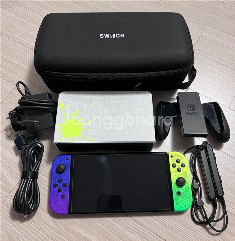 닌텐도 스위치 OLED 스플래툰 버전 1테라 팝니다~--1