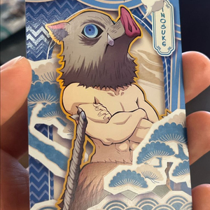 귀멸의 칼날 이노스케 프로필 유니온 카드