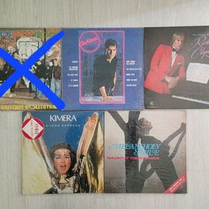 칵테일,리차드 클레이더만,키메라,사랑의 연주 lp