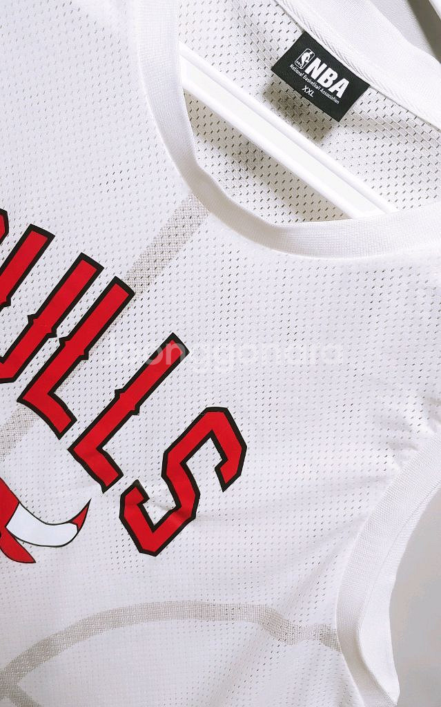 [3XL] NBA 시카고불스 나시티 화이트166--1