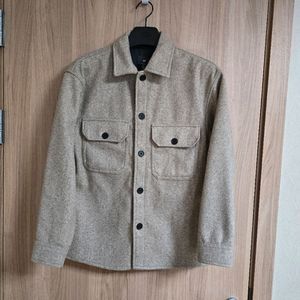 [95]H&M 오트밀 투포켓 셔츠 자켓 루즈핏
