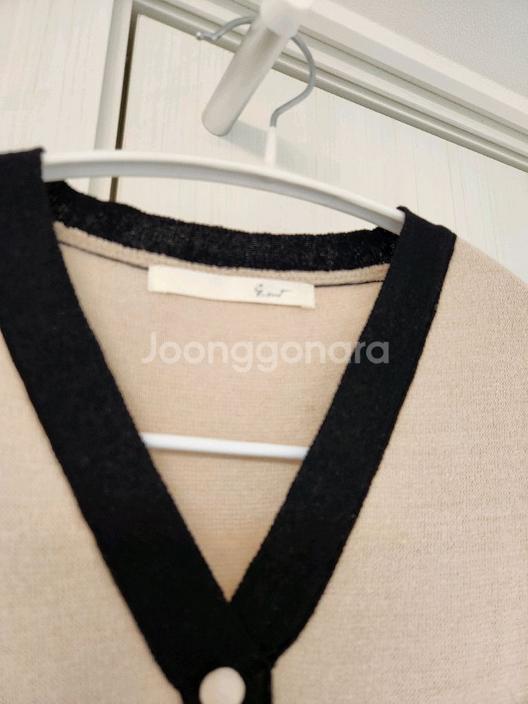 지컷(g-cut) 린넨혼방 니트 원피스--8