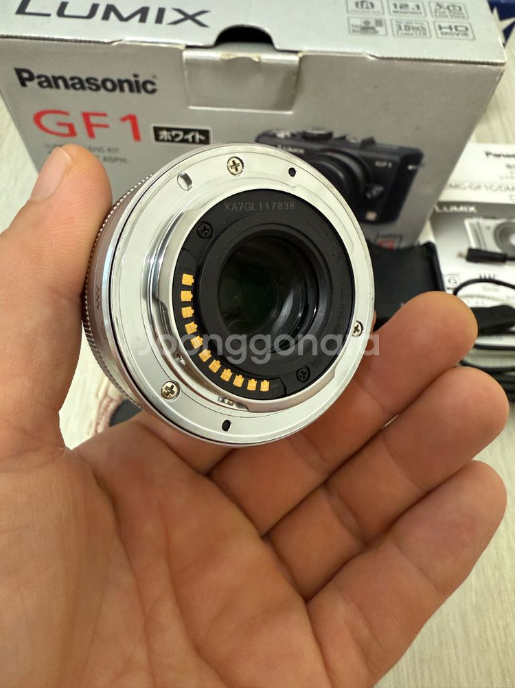 루믹스GF1화이트+12-32줌렌즈판매(일괄판매)--8