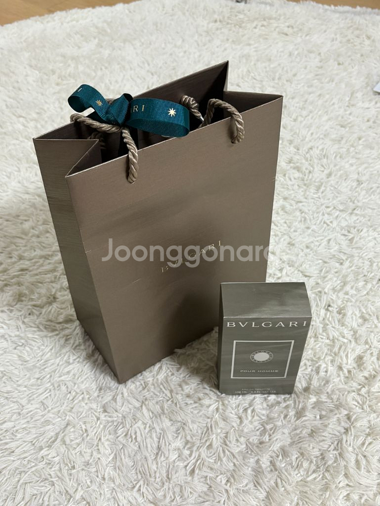 불가리 뿌르옴므 향수 + 쇼핑백 세트--0