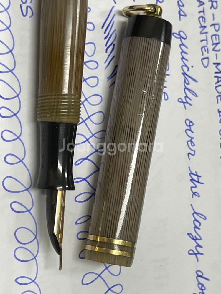 파카 만년필 쁘띠 파스텔 모브 14K F닙--3