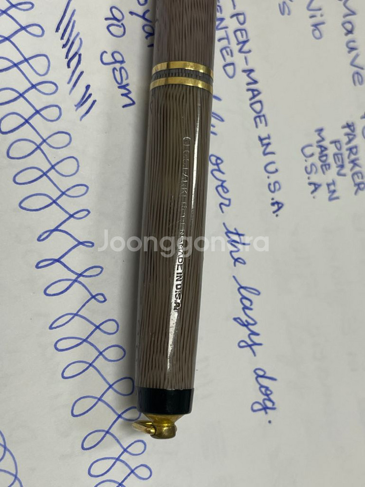 파카 만년필 쁘띠 파스텔 모브 14K F닙--7