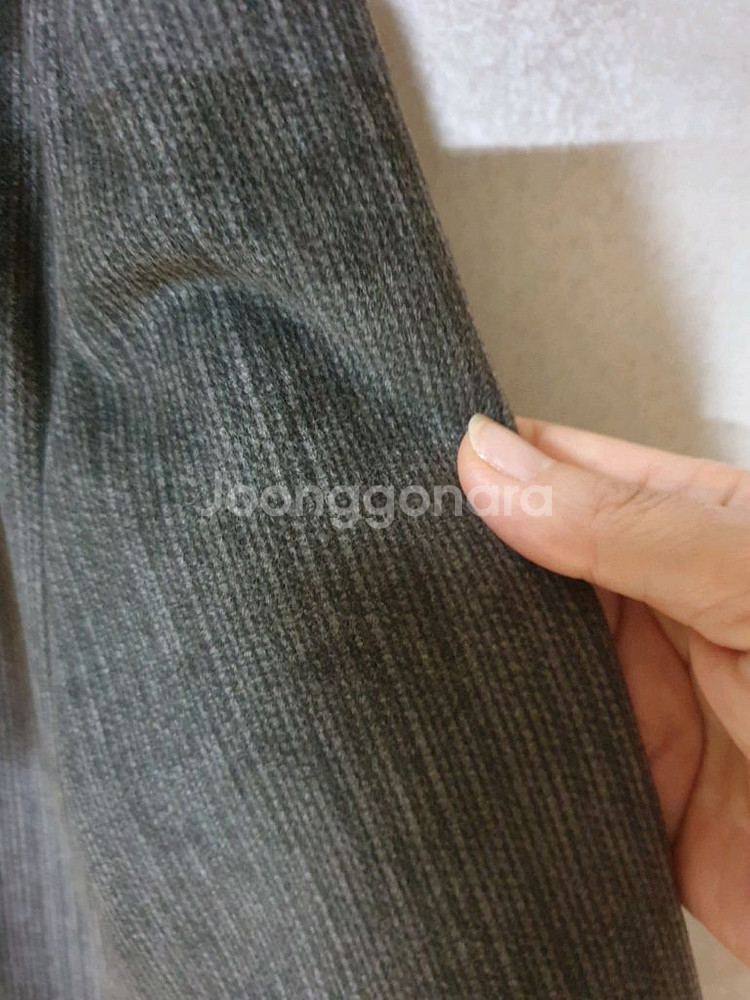 아르마니 꼴레지오니 시어링 후드 롱 코트--4