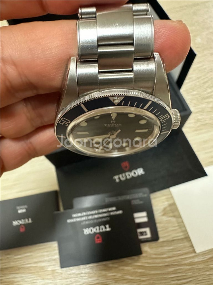 튜더블랙베이58청판39mm 완전민트 새것같음 23년구매--5
