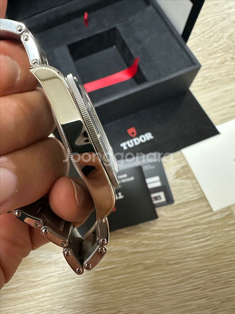 튜더블랙베이58청판39mm 완전민트 새것같음 23년구매--6