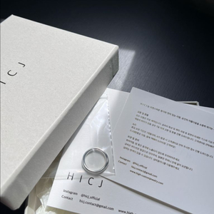hicj 실버반지 새끼링45mm