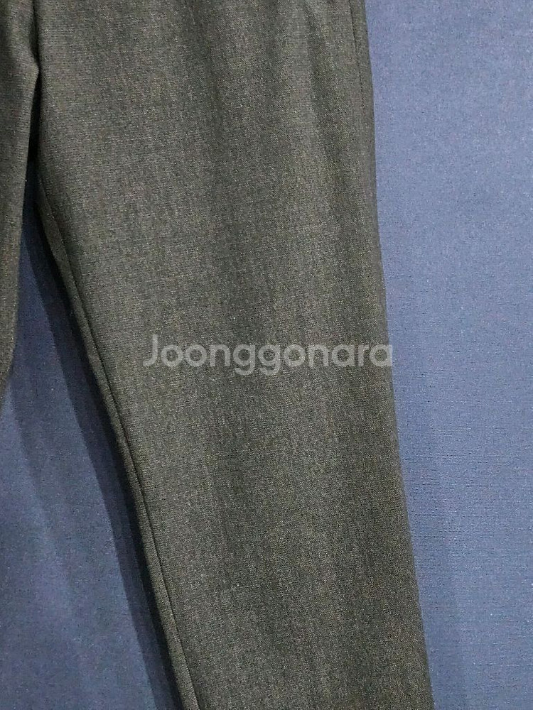 시스템옴므 멜란지 차콜컬러 남성 슬림핏 허리30 슬랙스--4