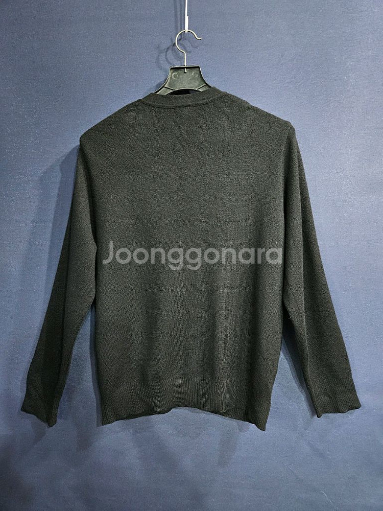 라코스테 블랙컬러 남성 105 모 가디건--1