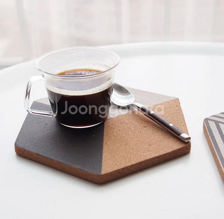 (3개일괄) 코르크 냄비받침(소품 받침), 컵받침--0