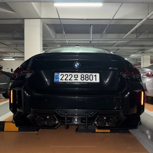 BMW G87 M2 수쿠 드라이카본 리어디퓨저