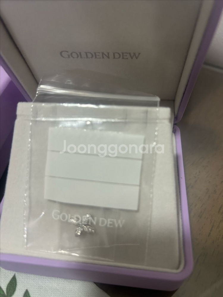 (새상품)골든듀 펄시피아 쁘띠 파베 화골 팬던트--1