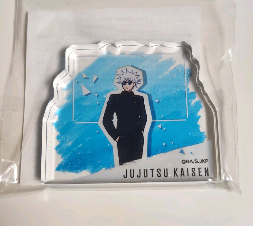 주술회전 고죠 사토루 회옥옥절 오프닝 아크릴 블럭 블록--1