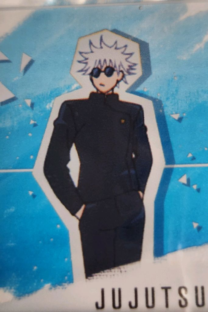 주술회전 고죠 사토루 회옥옥절 오프닝 아크릴 블럭 블록--3