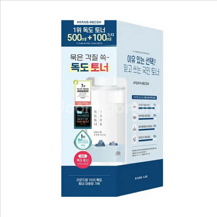 라운드랩 1025 독도토너 500ml + 100ml 증--0