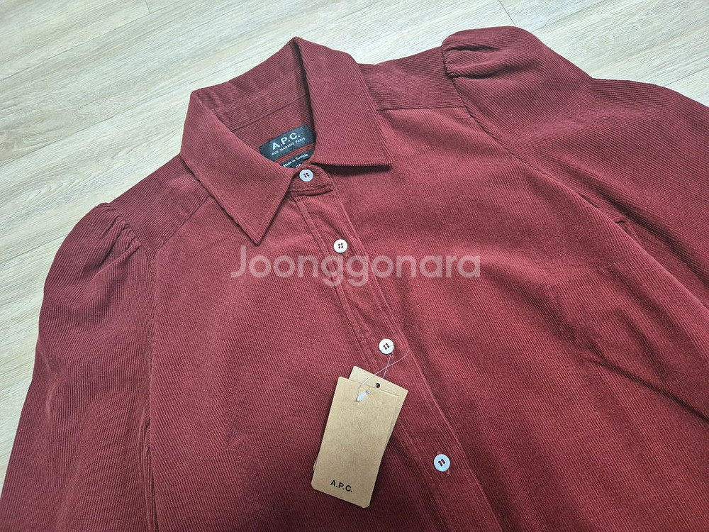 아페쎄 A.P.C 여성 블라우스.남방사이즈 38새상품--1