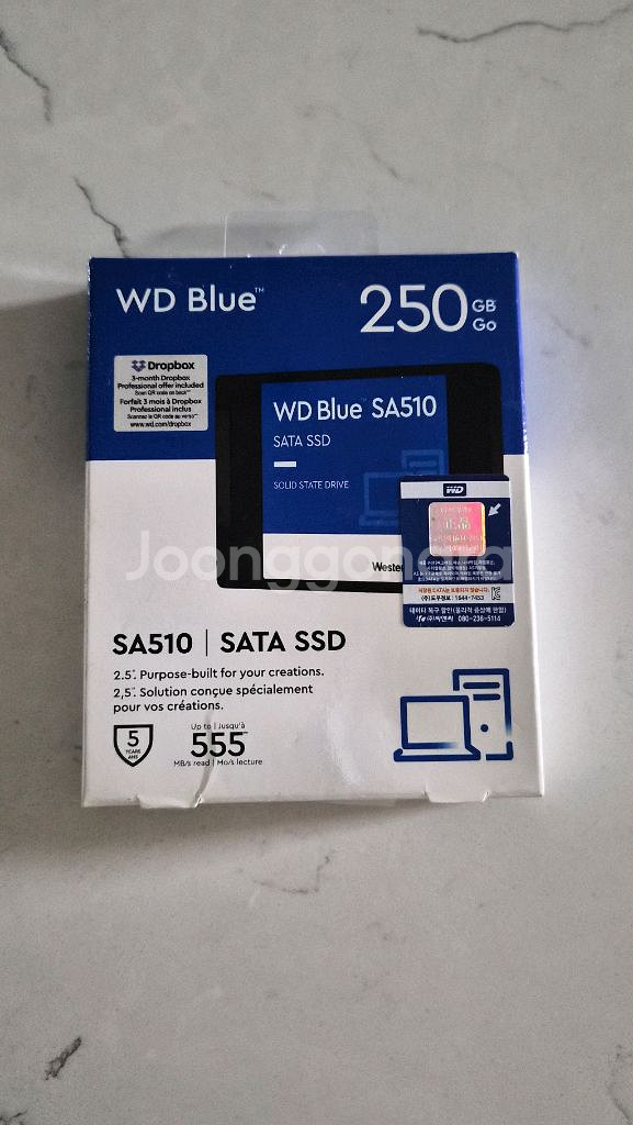 WD SSD 250G 미개봉 새상품--0