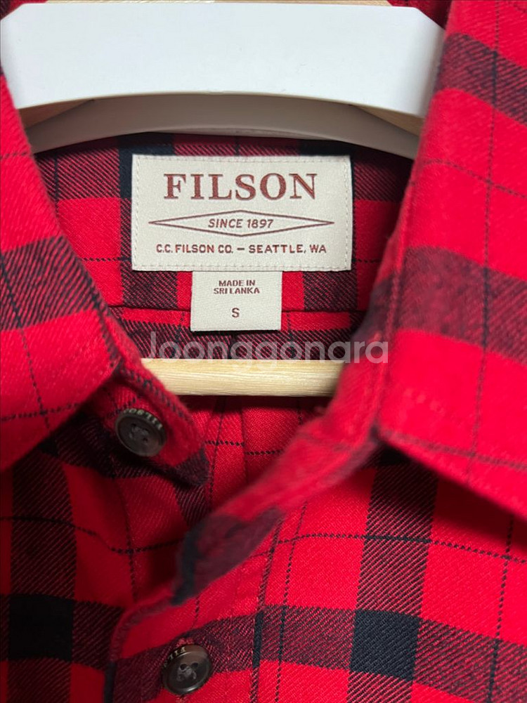 Filson 필슨 알라스칸 가이드 레드 플란넬 셔츠/s--3