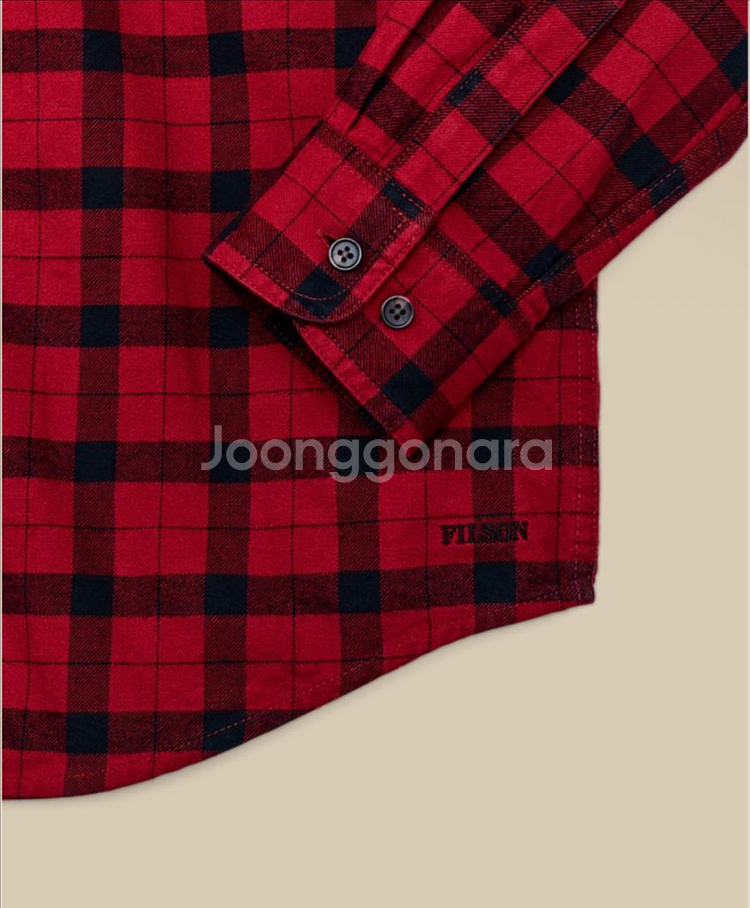 Filson 필슨 알라스칸 가이드 레드 플란넬 셔츠/s--1