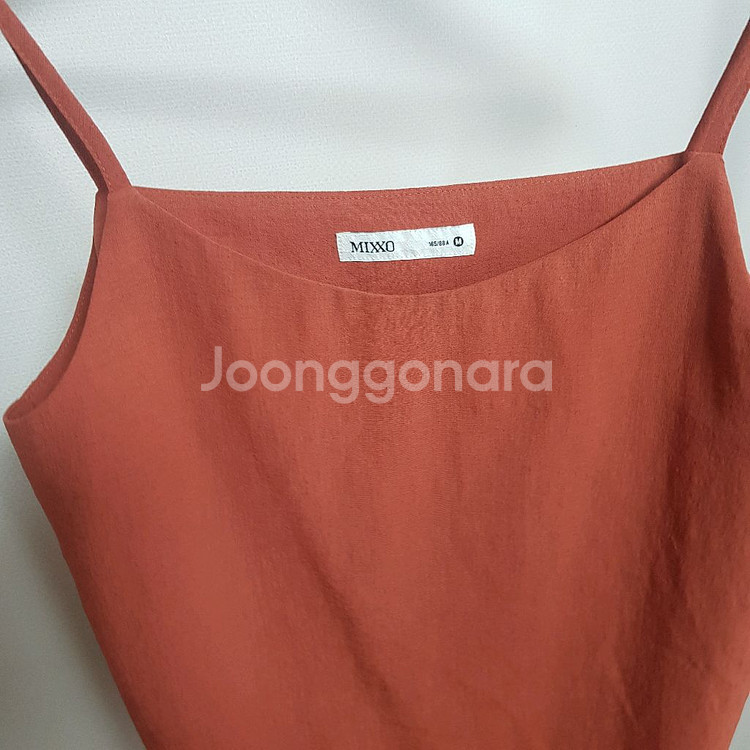 미쏘 테라코타 뷔스티에 원피스--1