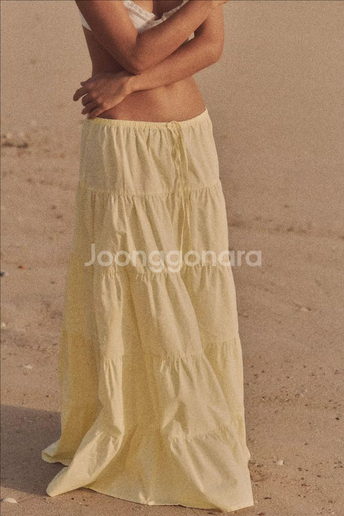 zara 자라 패널 롱 스커트 새상품--2