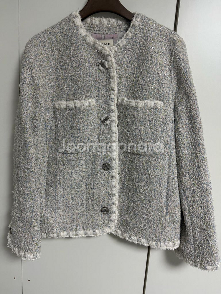 마인 트위드 자켓 한섬--0