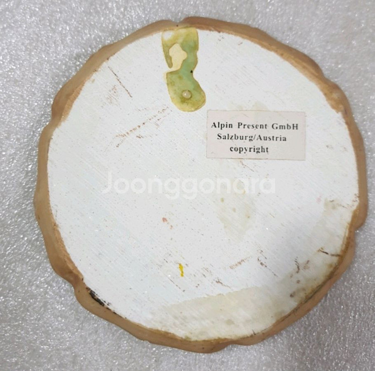 오스트리아산 잘츠부르크 풍경이 담긴 장식품입니다.--1
