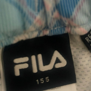 체크 플리츠 스커트 휠라 휠라키즈