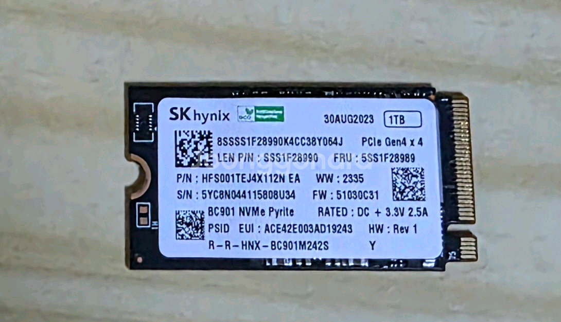SK 하이닉스 BC901 42MM SSD 1TB 택포--0