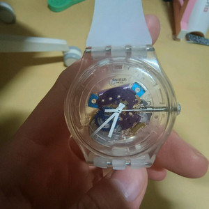 스와치 투명 젤리 시계 suok111