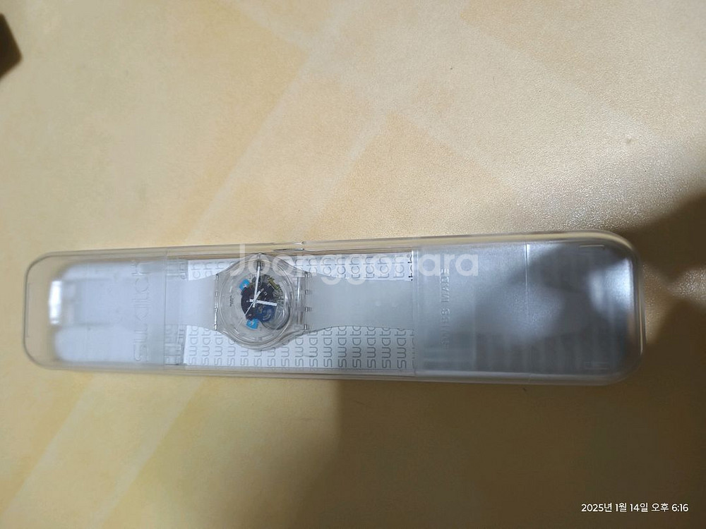 스와치 투명 젤리 시계 suok111--2