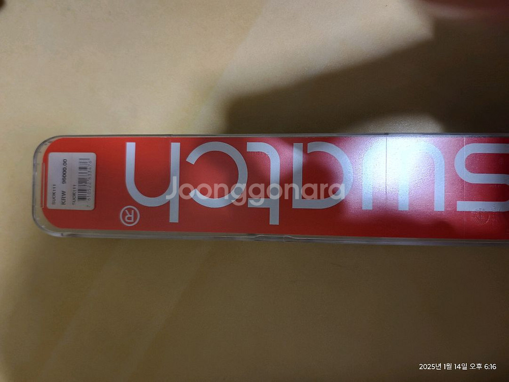 스와치 투명 젤리 시계 suok111--3