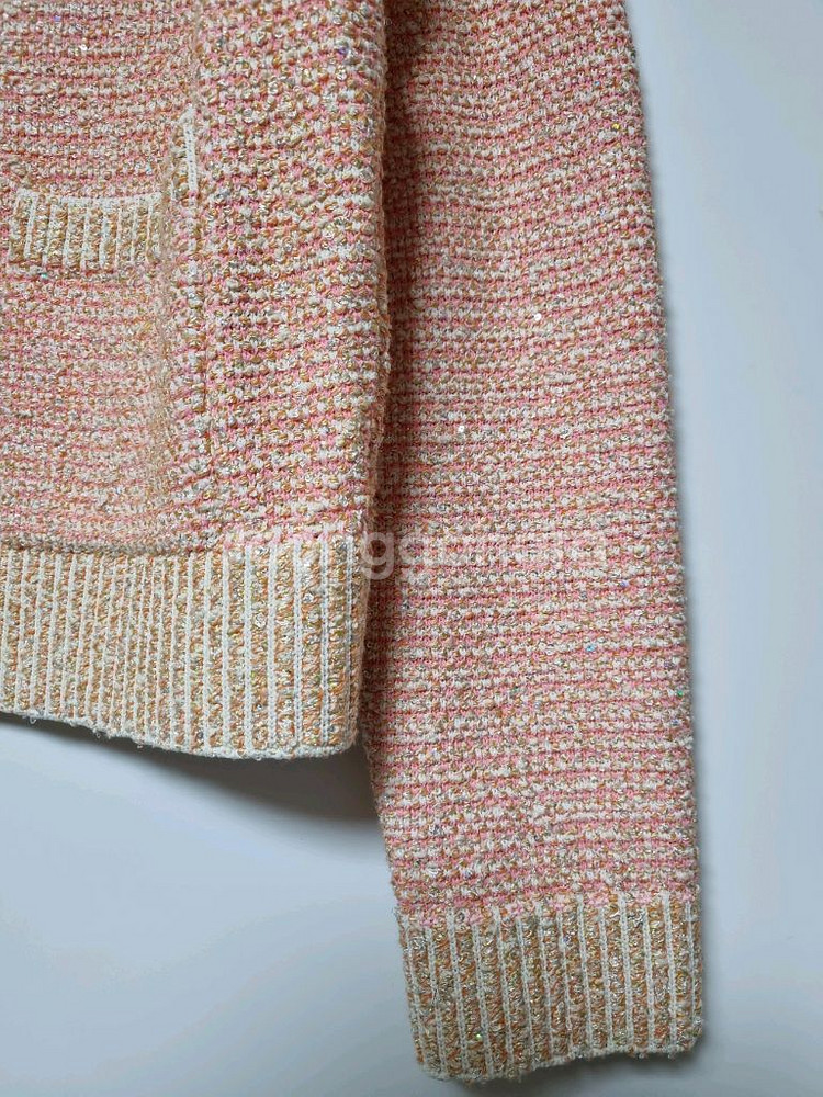 미사용 한섬마인 트위드자켓--6