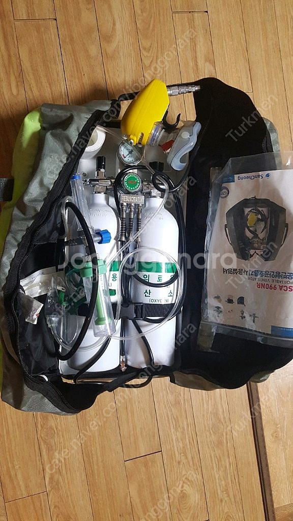 산청공기호흡기, 산청통, 방열 방화복 등 소방허가용품--4