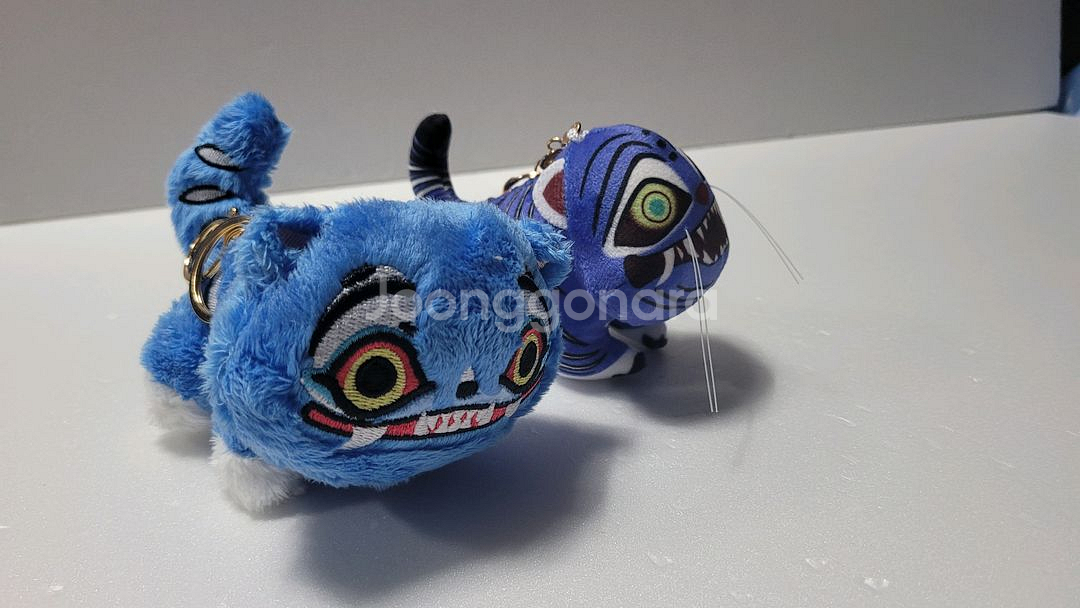 케이팝데몬헌터스 호랑이 인형키링 대사이즈 더피 케데헌--1