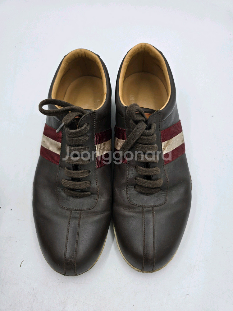 발리 BALLY 가죽 로우 스니커즈245~250(EU7--1
