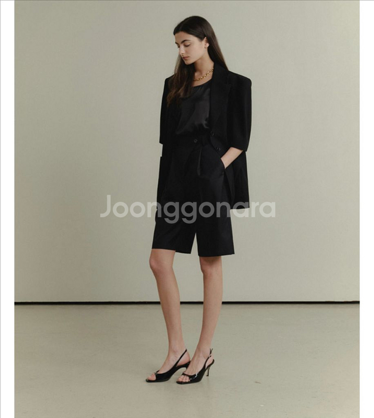 엘보른 블랙힐 235 새상품 블랙슈즈 블랙구두 슬링백--6