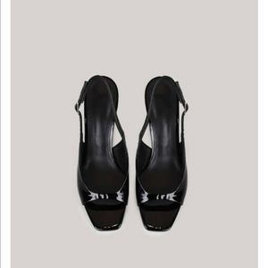 엘보른 블랙힐 235 새상품 블랙슈즈 블랙구두 슬링백