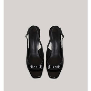 엘보른 블랙힐 235 새상품 블랙슈즈 블랙구두 슬링백