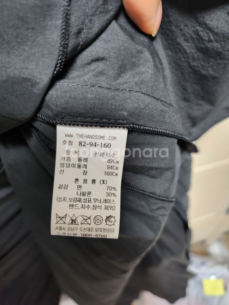 마인 드로우스트링 플리츠 드레스--8