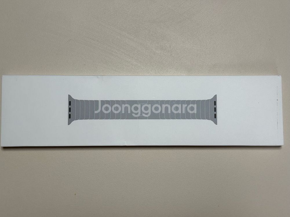 애플워치 정품 링크브레이슬릿 실버 42mm--0