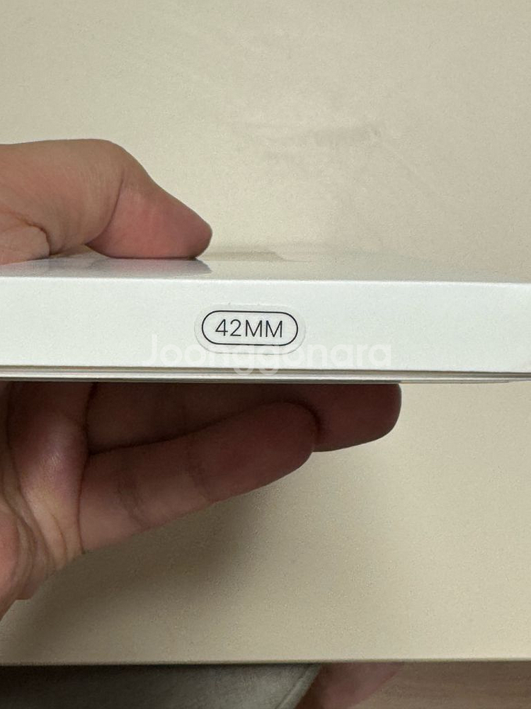 애플워치 정품 링크브레이슬릿 실버 42mm--4