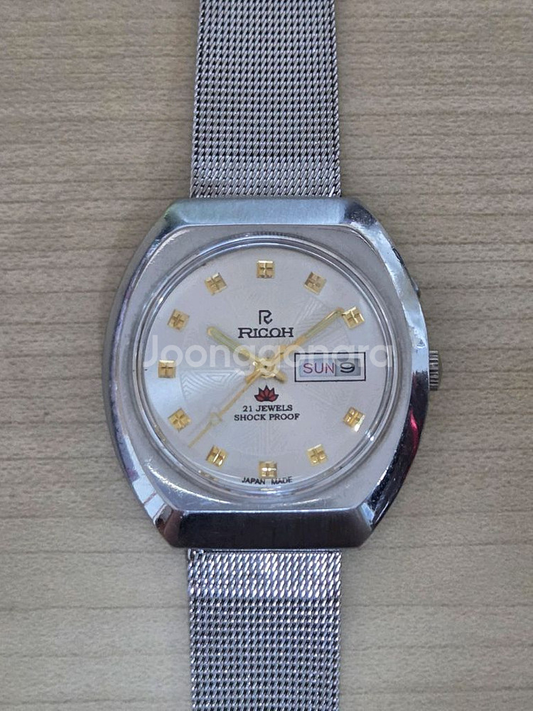 리코(RICOH) 빈티지 오토매틱 21석 시계(일제)--4