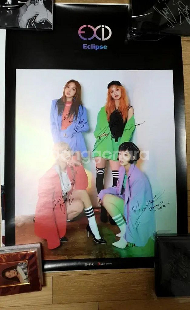 exid 싸인 사인 포스터--2